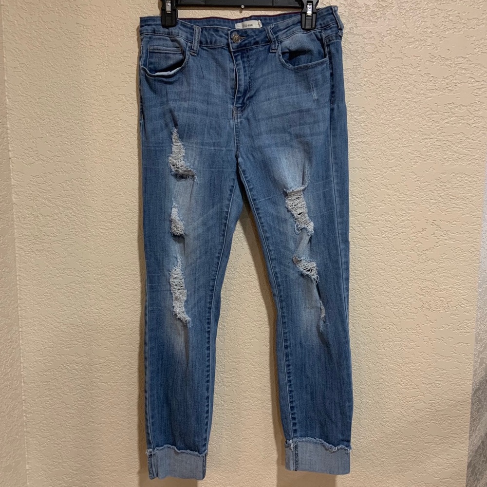 Cello Jeans Distressed Ankle